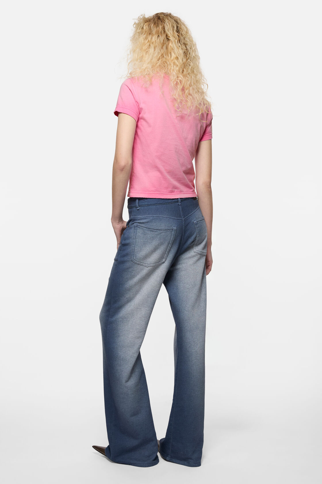 Fitted graphic t-shirt, Pink, 2000x