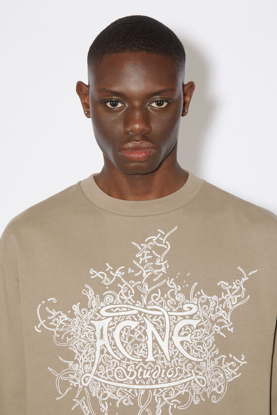 Acne Studios - Sweatshirt mit im Dunkeln leuchtenden Logo