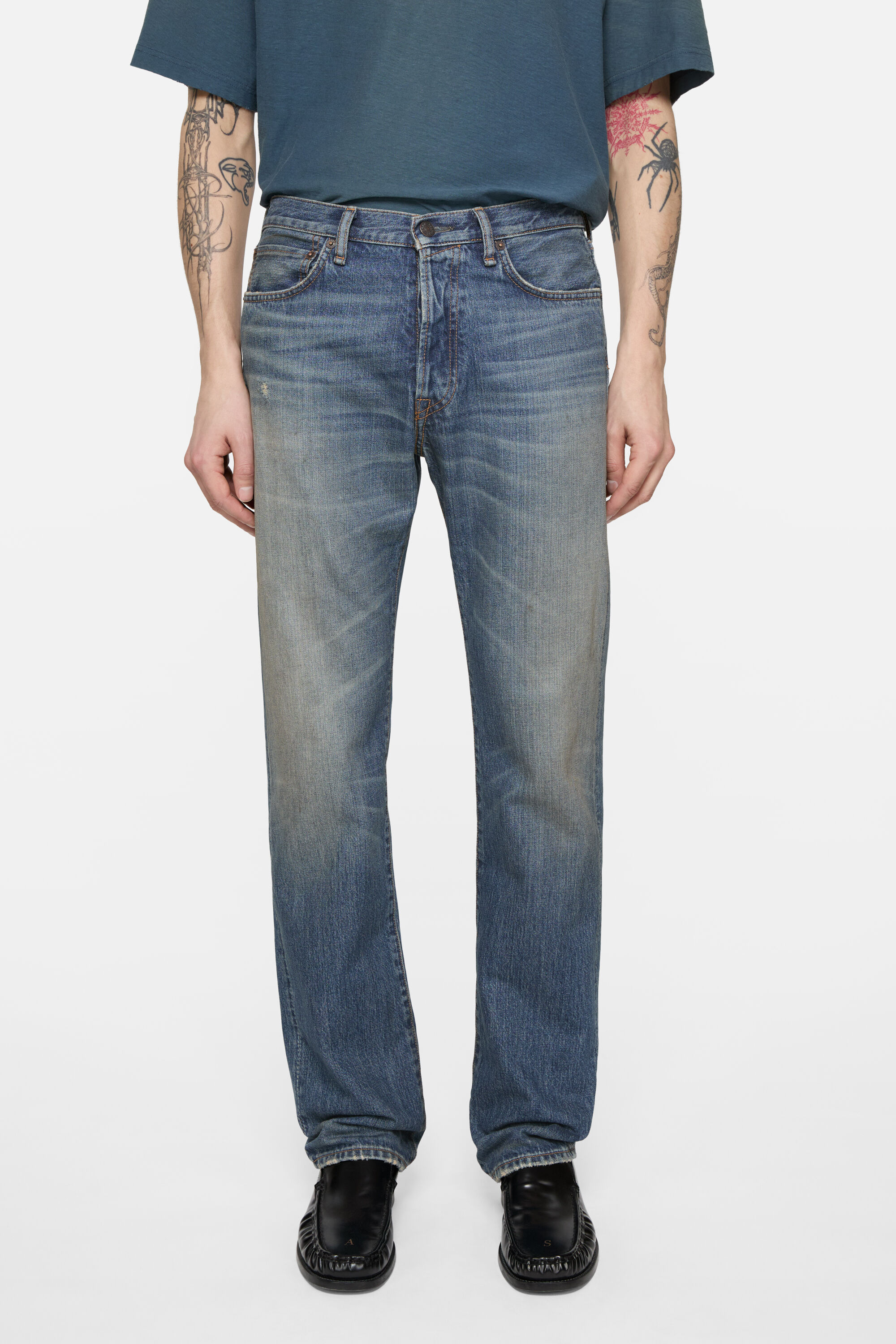 Acne Studios - Regular fit jeans - 1996M - Mid Blue