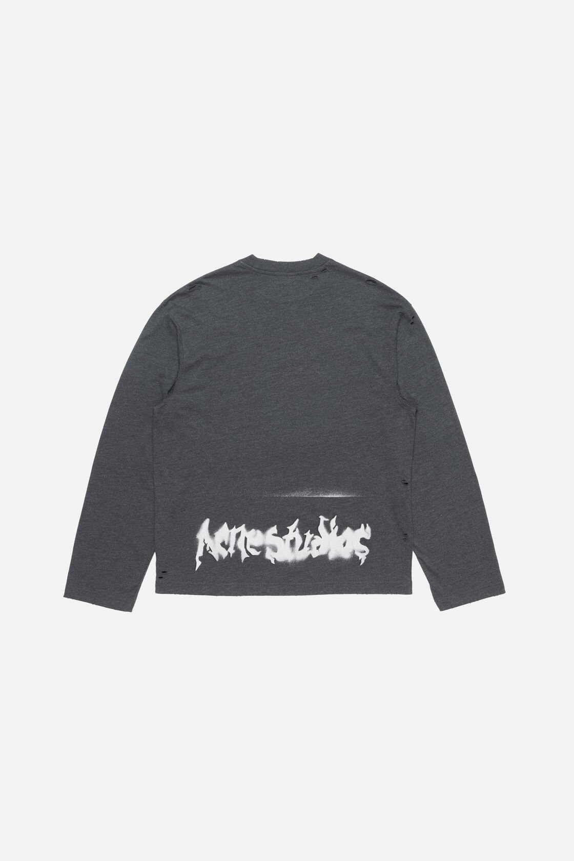 Gothic logo t-shirt, Faded black, 2000x