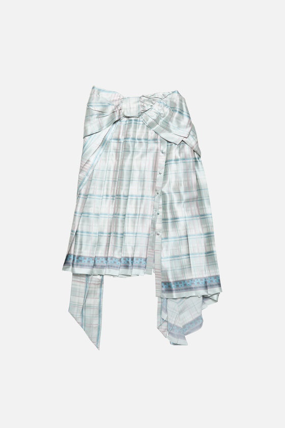 RW-WN-SKIR000046, Aqua blue