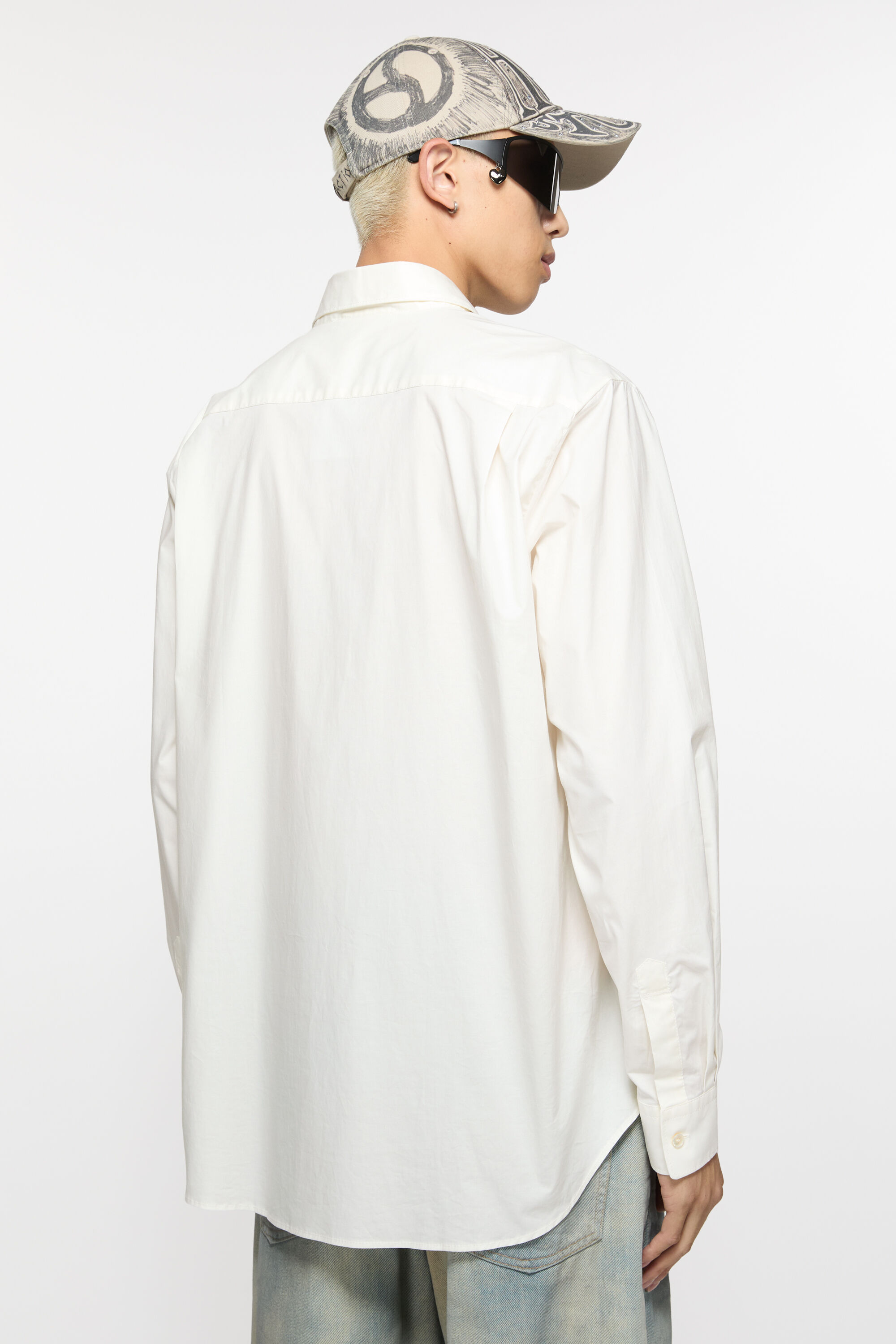 Acne Studios - ボタンアップシャツ - ホワイト Acne Studios - ボタンアップシャツ - ホワイト