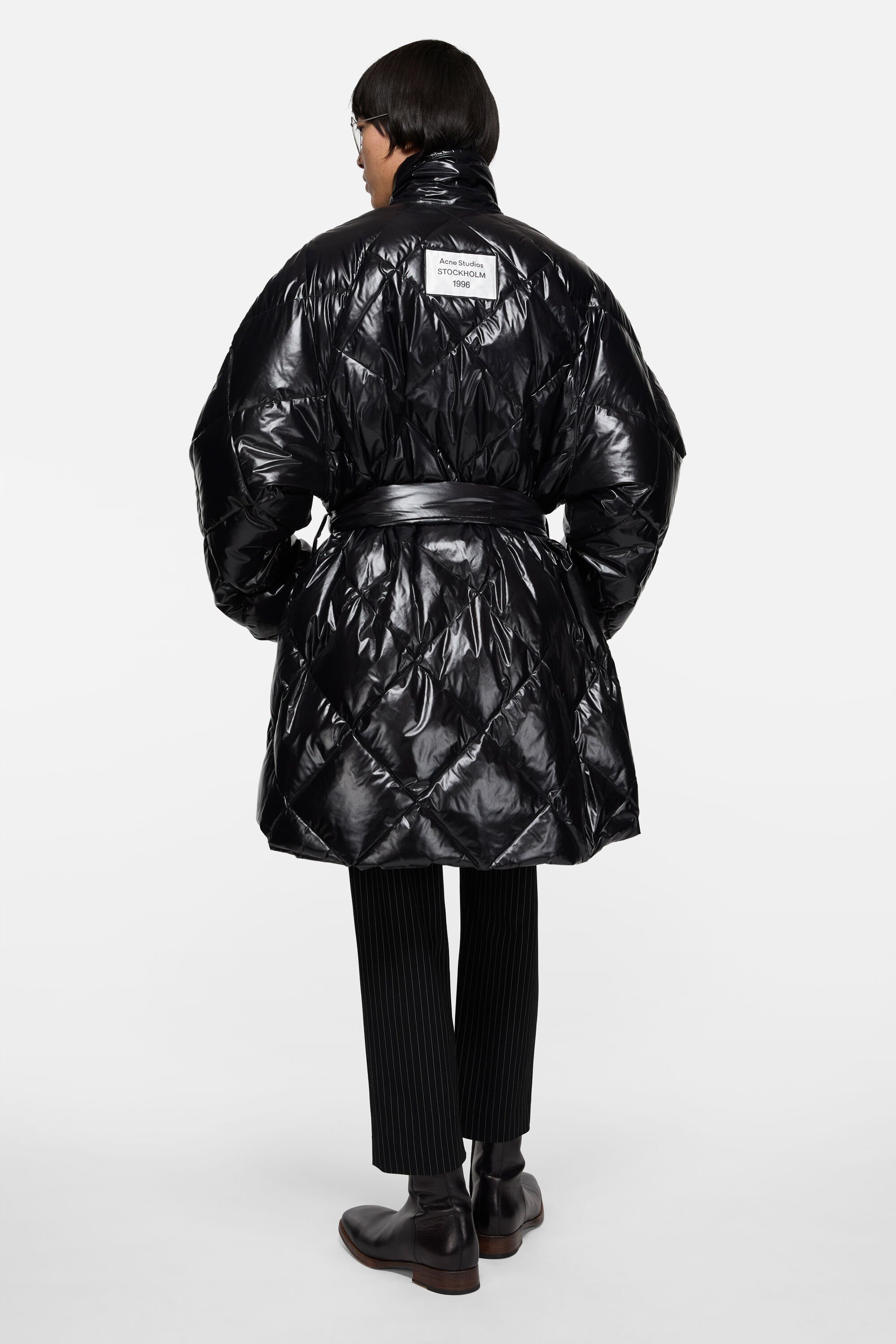 Acne Studios - キルティングダウンジャケット - ブラック