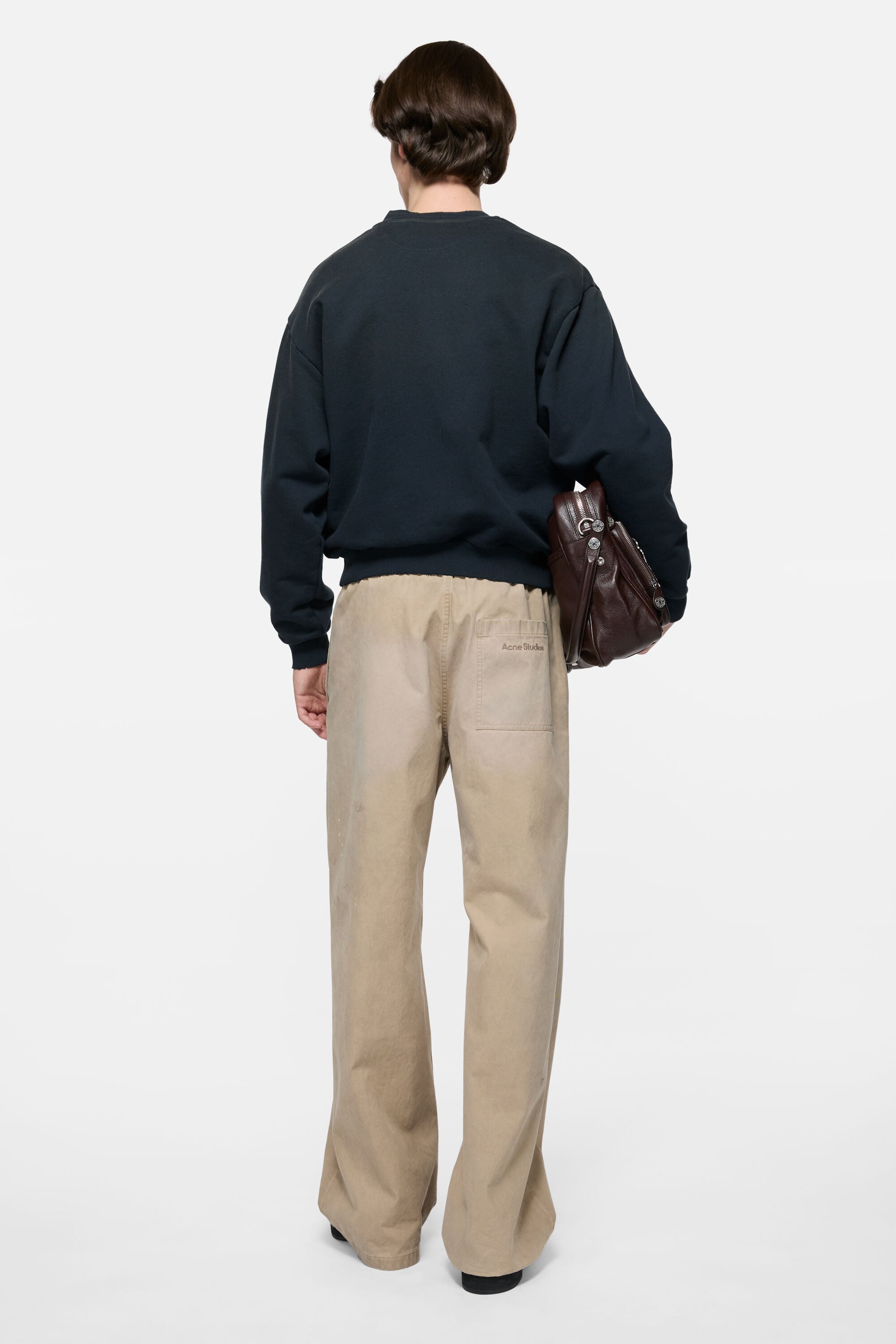 Acne Studios - ジップロゴスウェット - ブラック