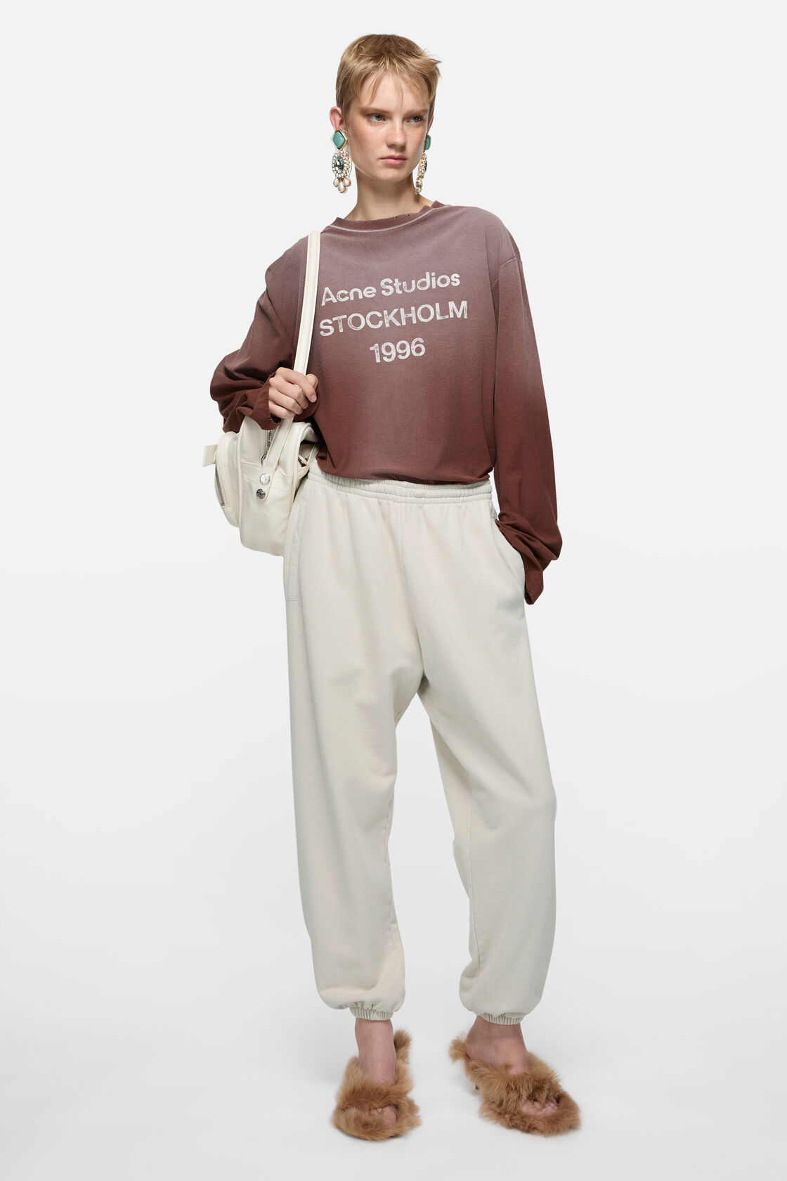 Cotton sweatpants, Light taupe, 2000x