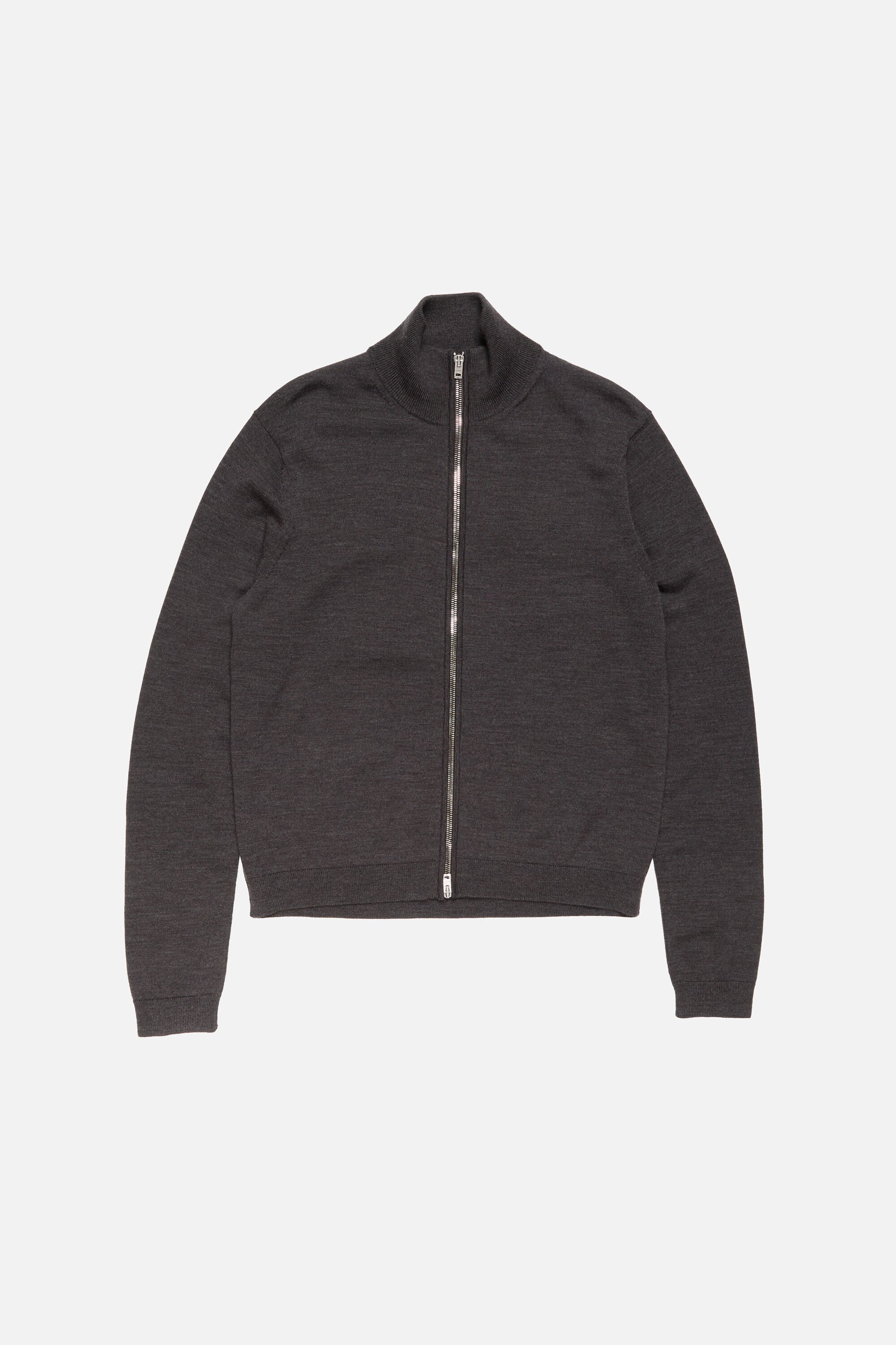 Acne Studios - Zip up cardigan - Anthracite grey