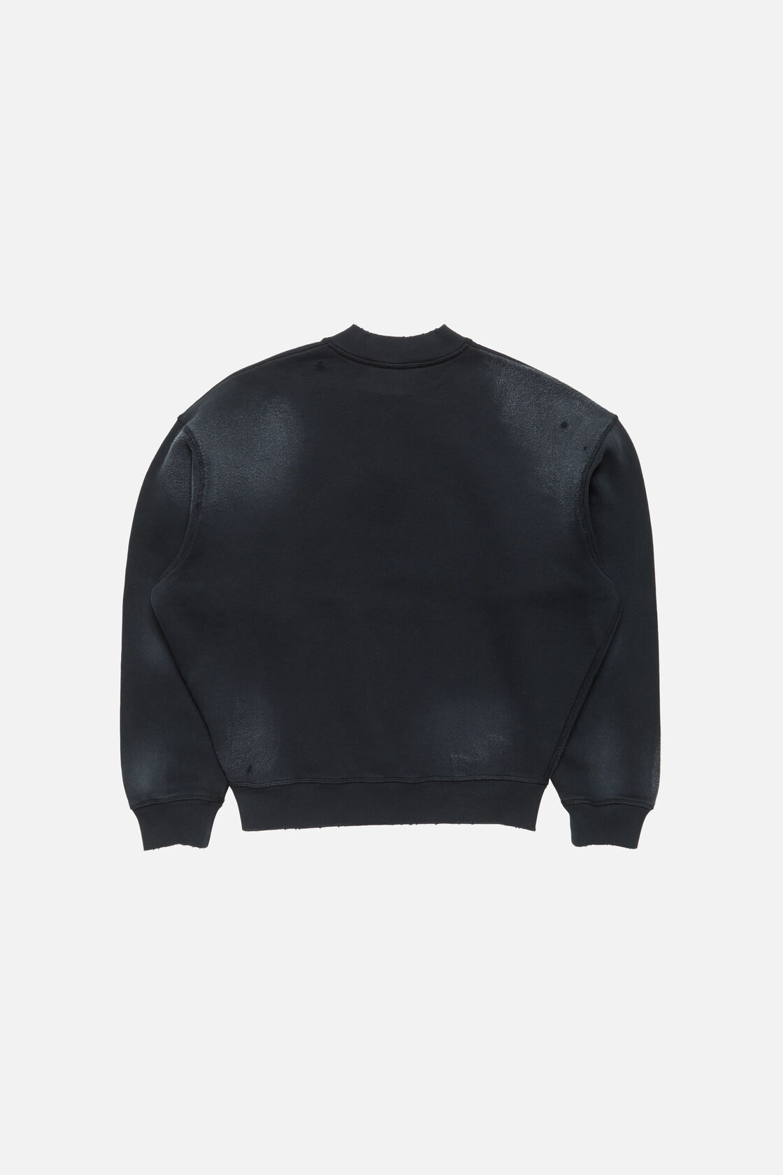 Fleece logo sweatshirt, Black, 2000x