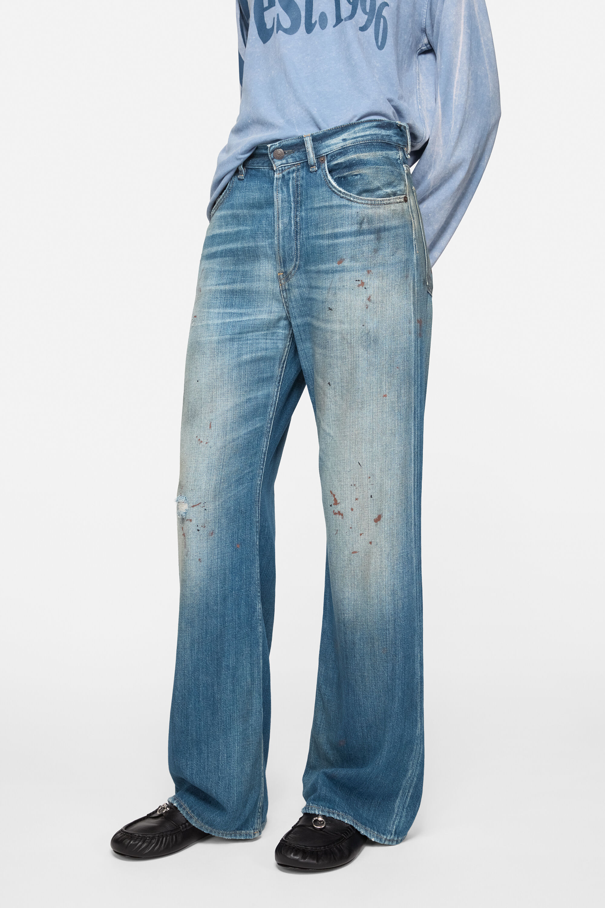 Acne Studios - Regular fit jeans - 2021F - Mid Blue