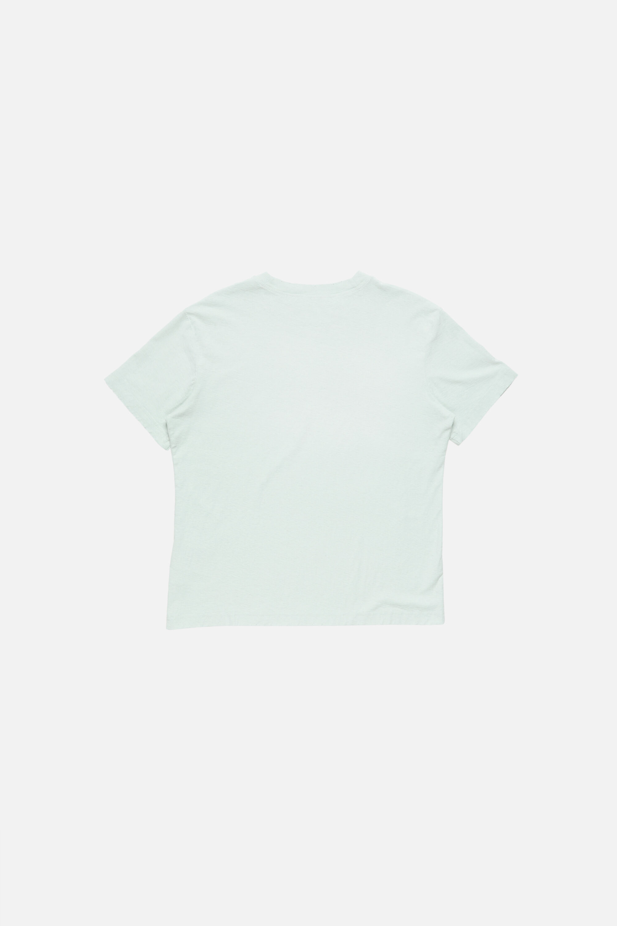Acne Studios - Distressed logo t-shirt - Pale mint