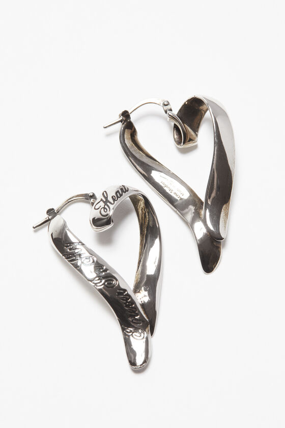 Acne Studios - ハートフープ - アンティークシルバー 