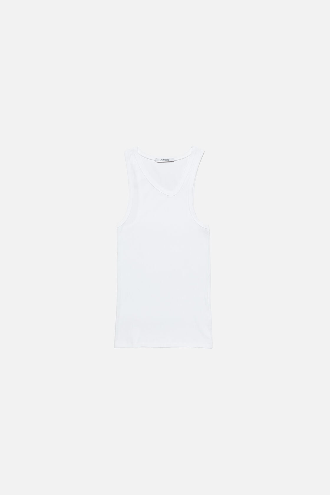 Asymmetrical Tank Top, White, 2000x