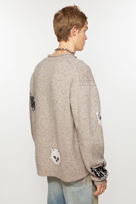 Acne Studios - Jacquard jumper - Beige