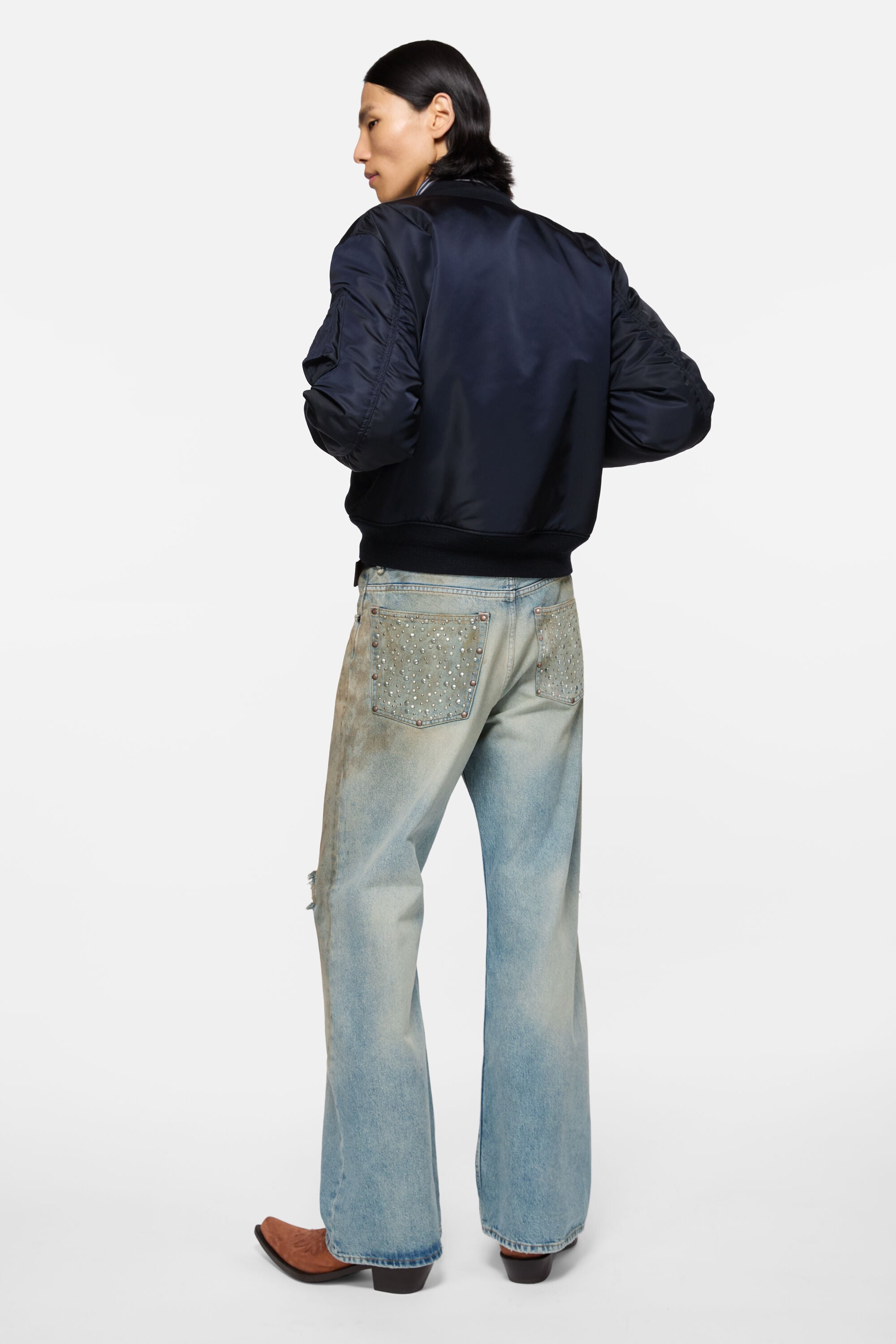 Acne Studios - Jeans with studs - 2021M - Mid Blue