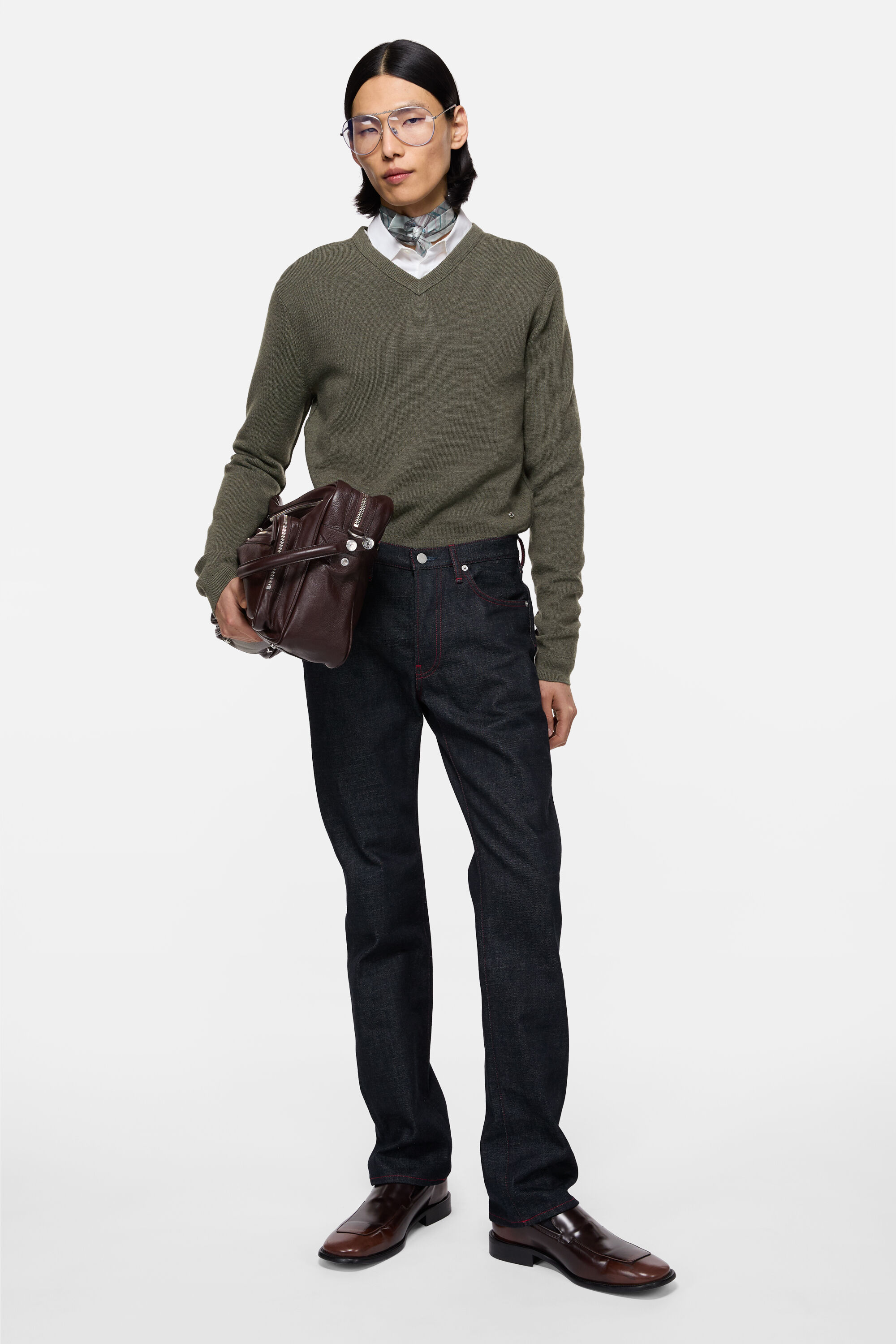 Acne Studios - Merino wool sweater - Cedar green