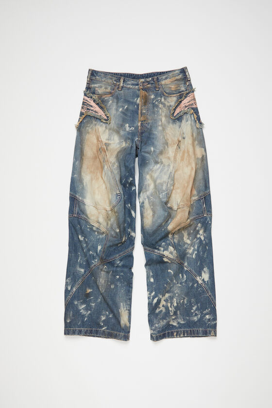 Acne Studios - ルーズフィットデニムトラウザー - ミッドブルー