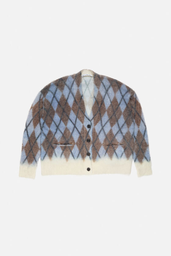 FN-WN-KNIT000892, グレー/ブラウン