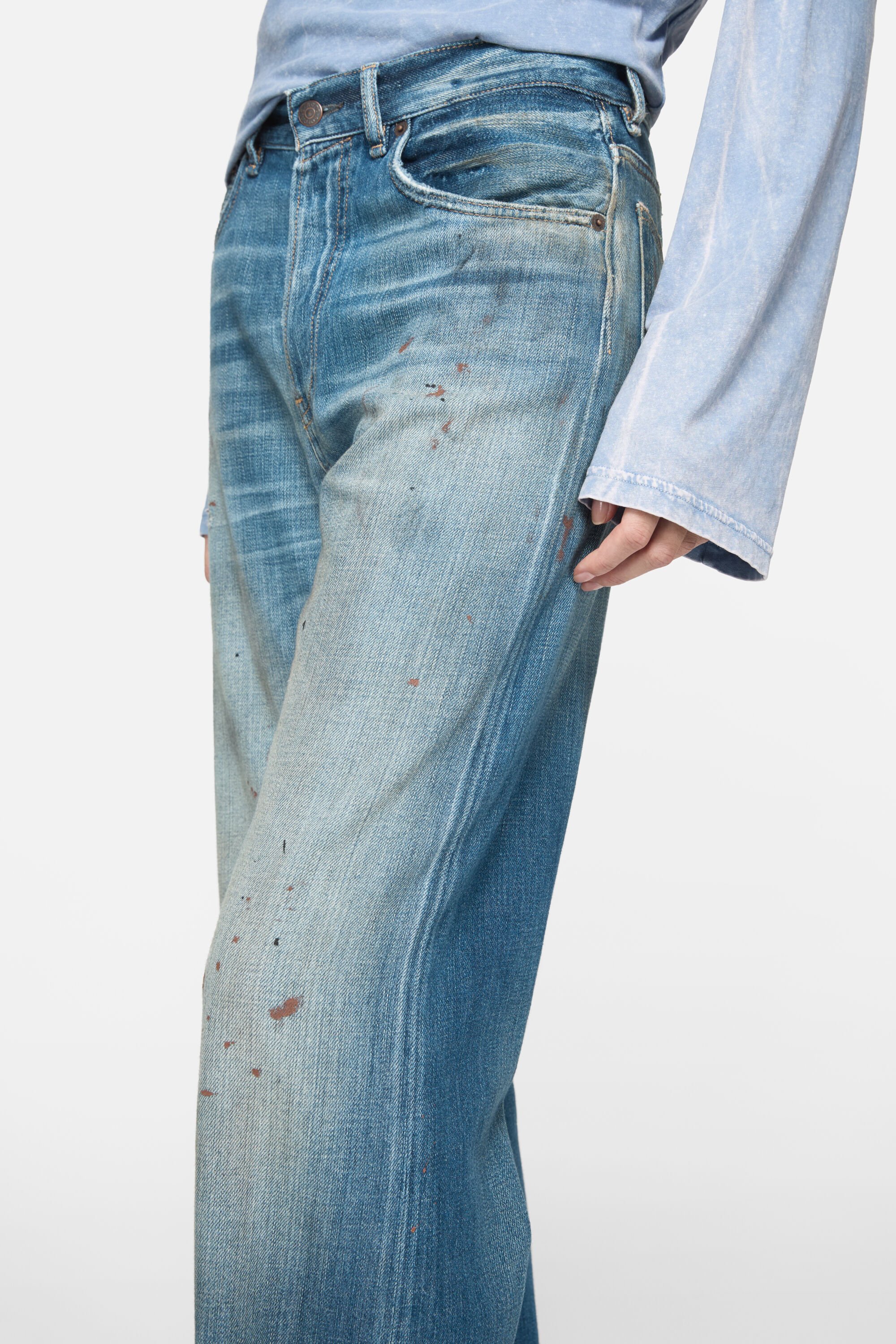Acne Studios - Regular fit jeans - 2021F - Mid Blue