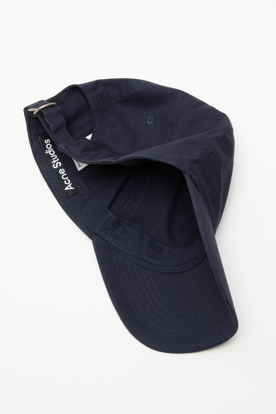 Acne Studios - スタッズFaceロゴキャップ - ネイビーブルー