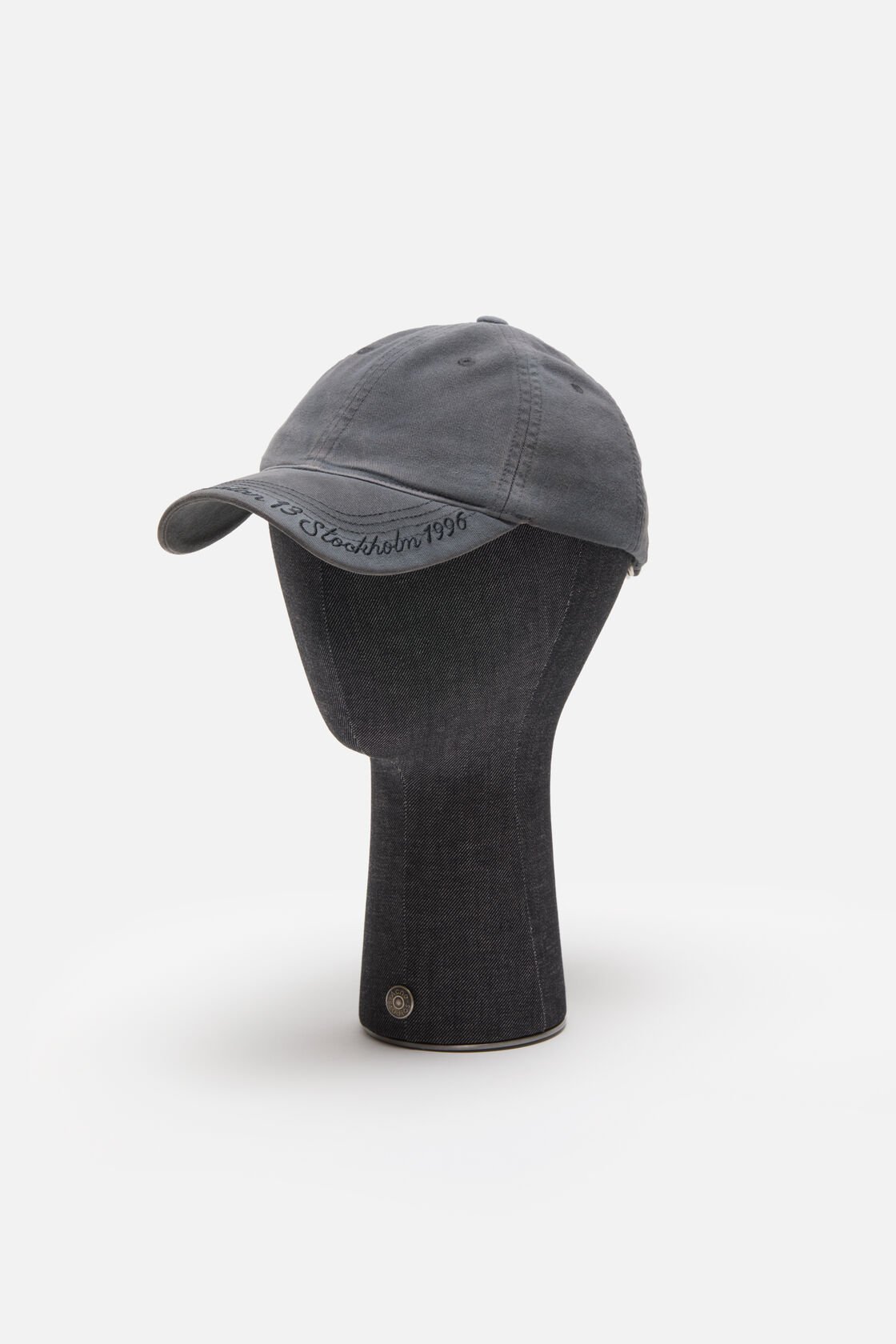 Logo cap, Asphalt grey, 2000x