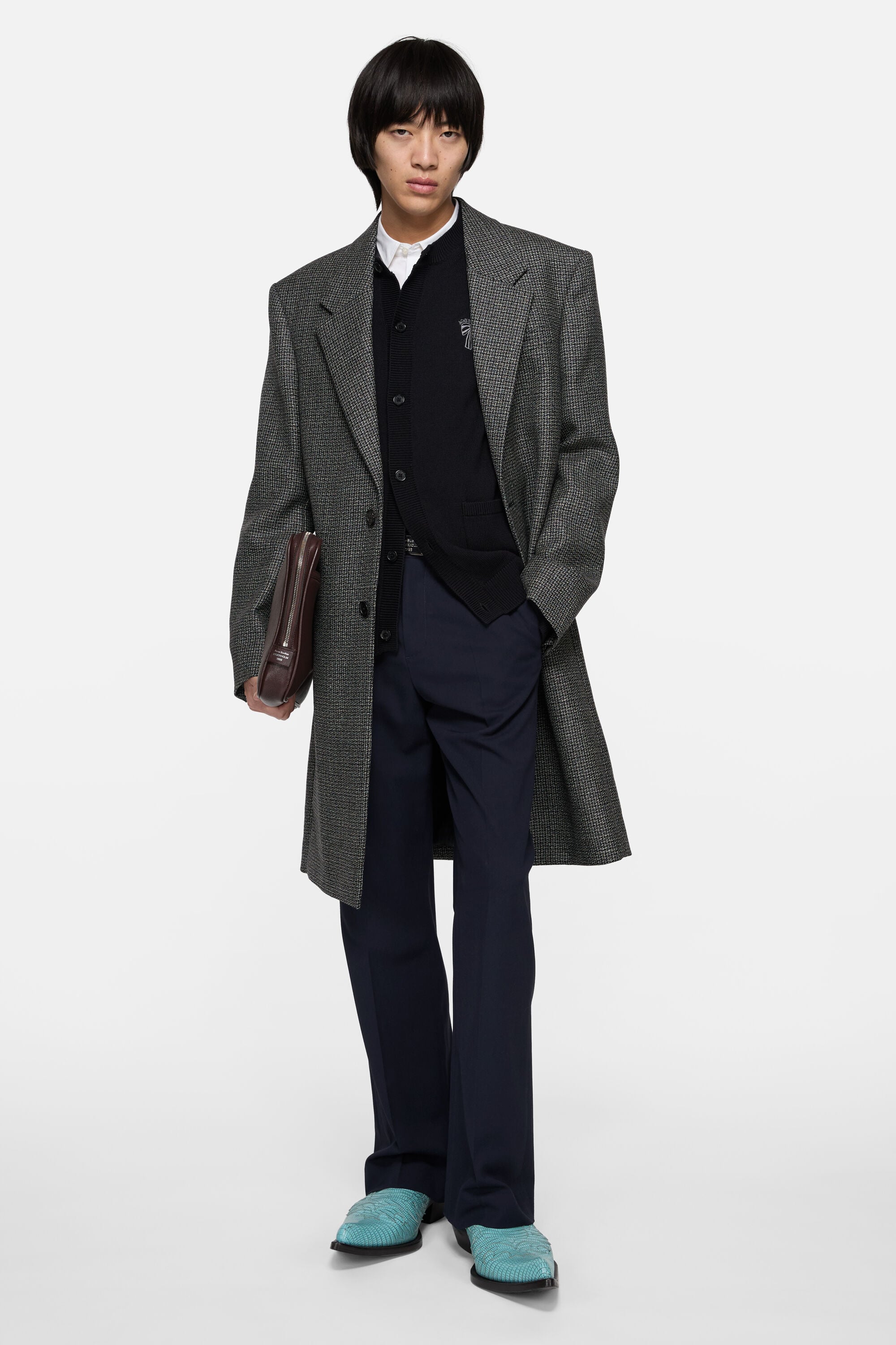 Acne Studios - テーラードトラウザーズ - ネイビー