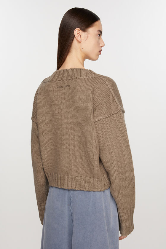 Acne Studios - Knit cardigan - Mud Brown