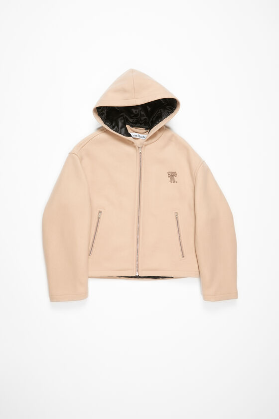 Acne Studios - フード付きウールジャケット - キャメルベージュ 
