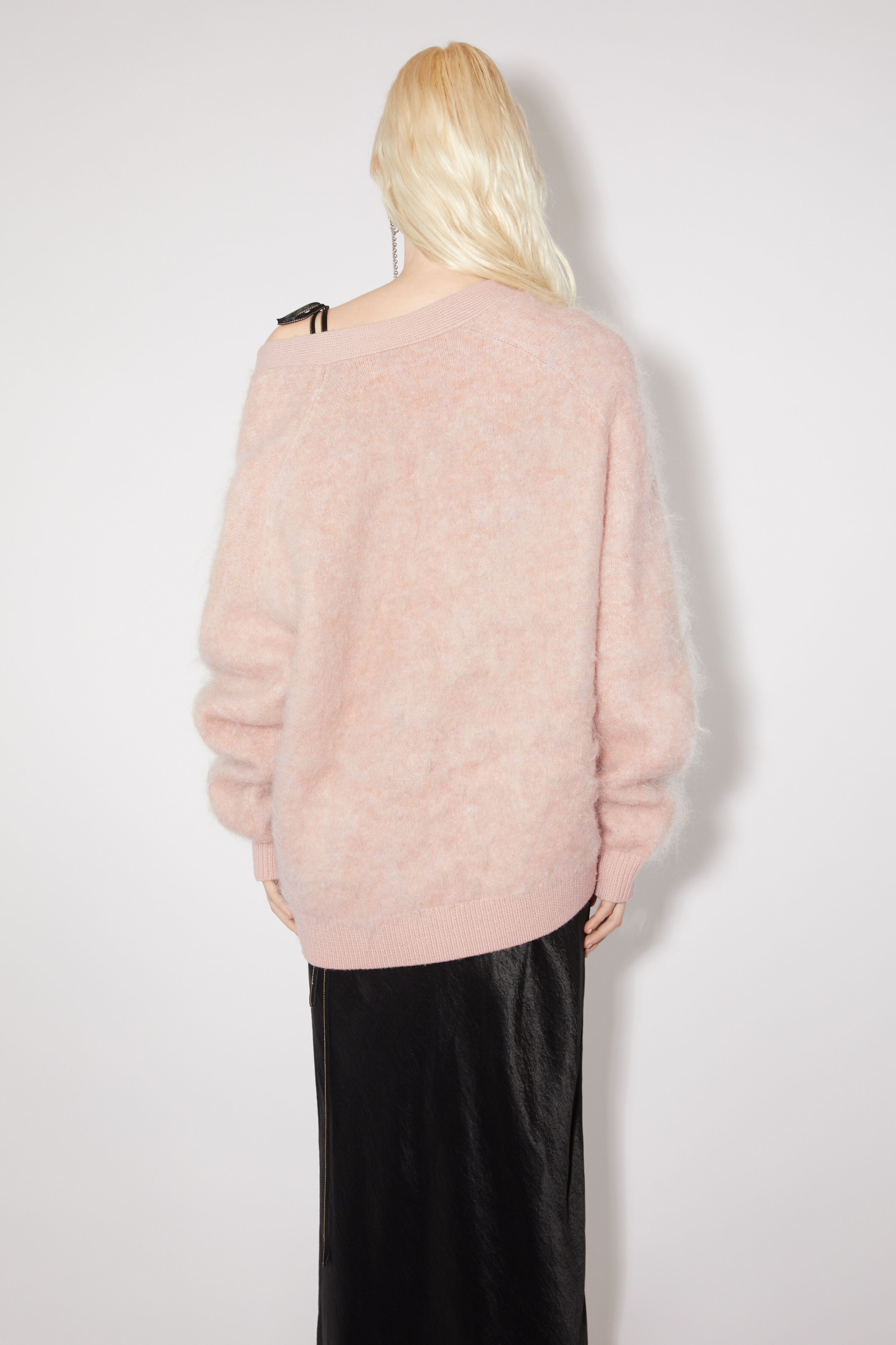 아크네 스튜디오 Acne Studios Wool mohair cardigan - Faded pink