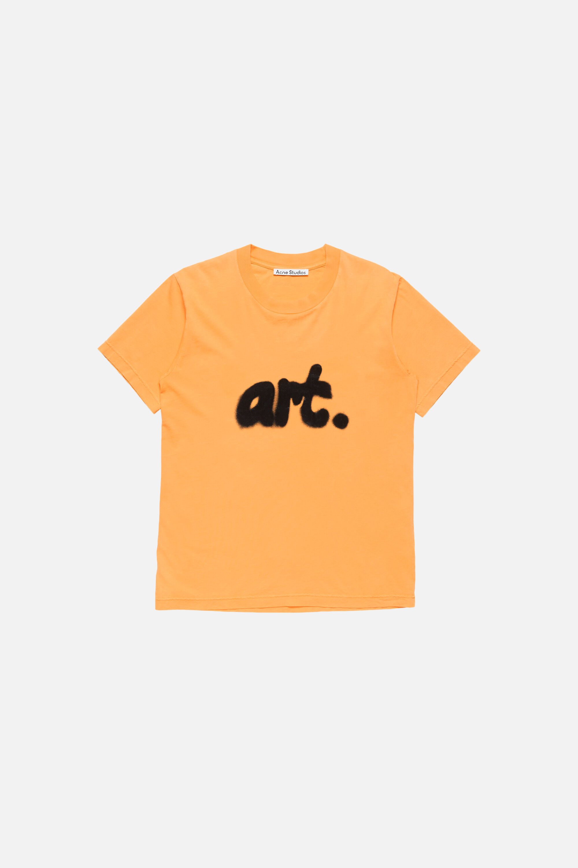 Acne Studios - Sprayed graphic t-shirt - Saffron Yellow