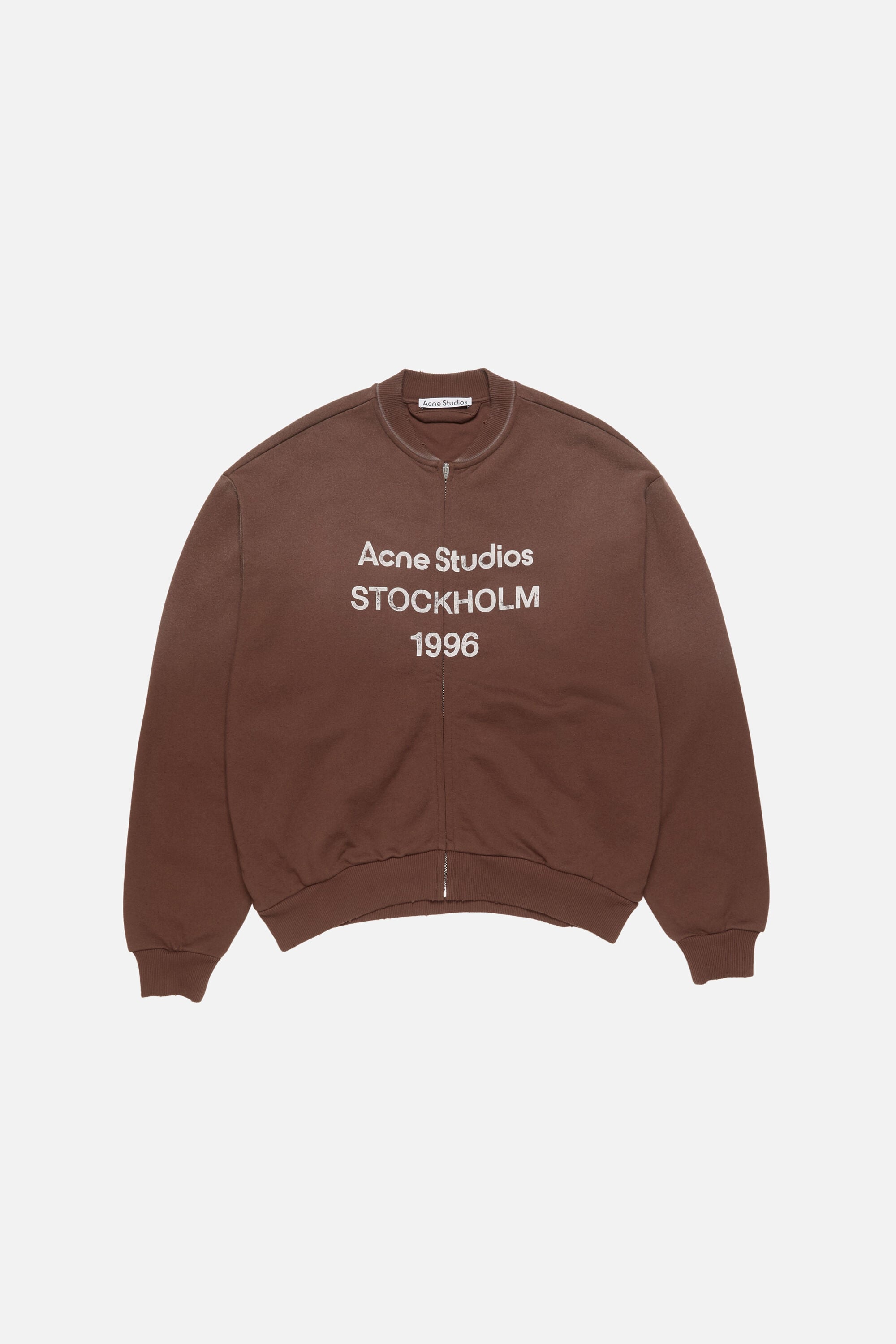 Acne Studios - Washed zip-up cardigan - Black Acne Studios - Washed zip-up cardigan - Black