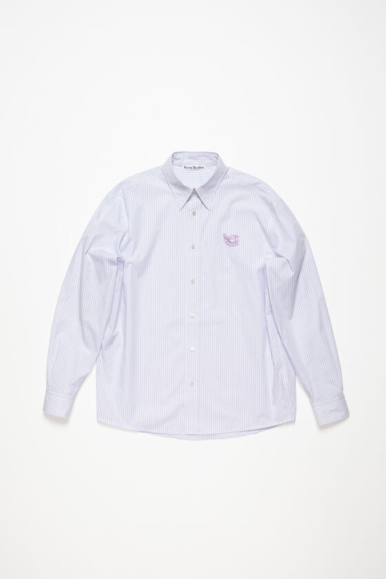 Acne Studios - Button-up shirt - Lilac/white 