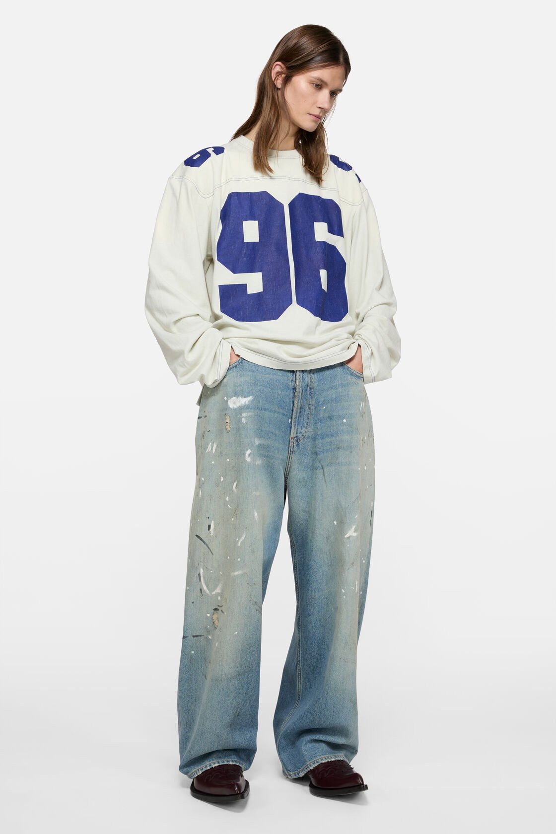 宽松版型牛仔裤 - 2023, 浅蓝色, 2000x