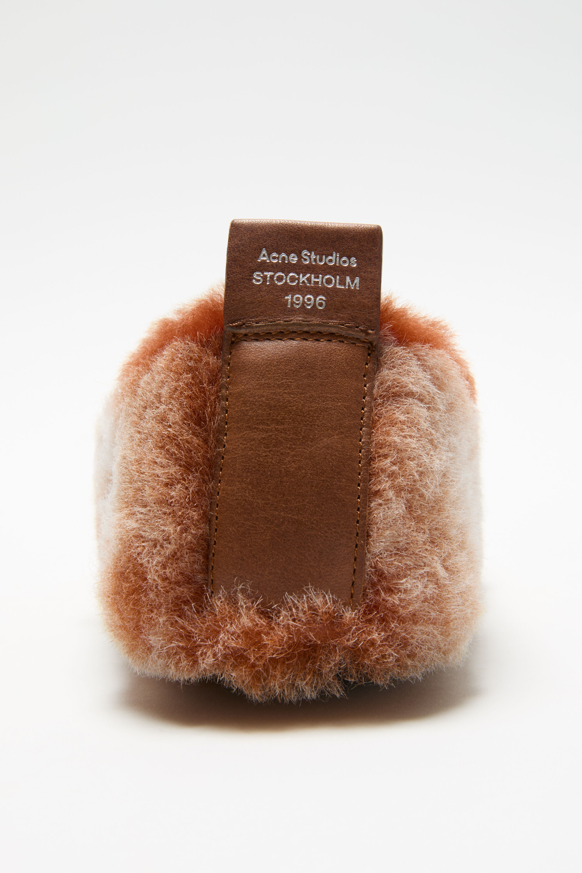Acne Studios - Shearling loafer - Orange Multi