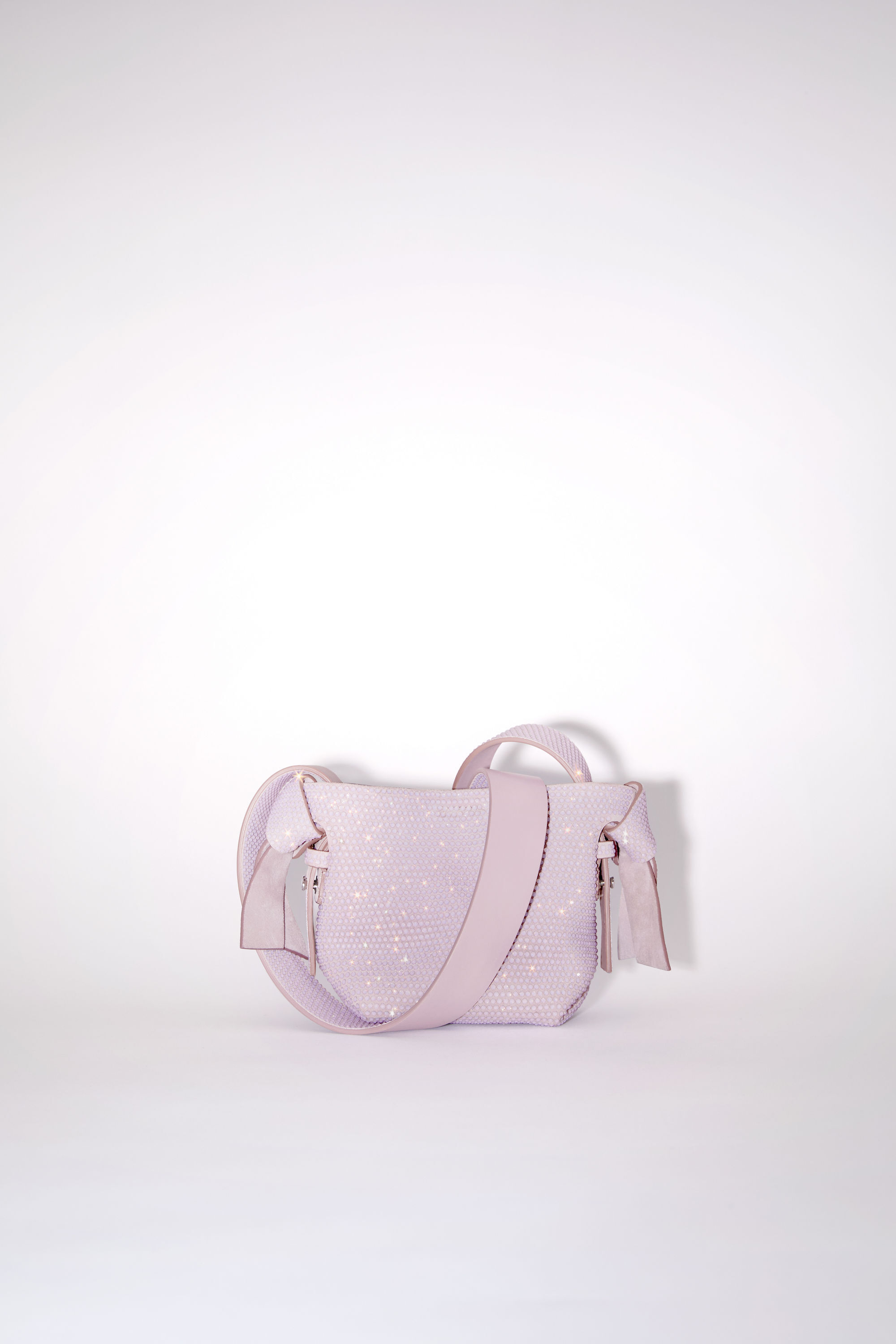 아크네 스튜디오 Acne Studios Musubi micro shoulder bag - Pale Pink,Pale pink