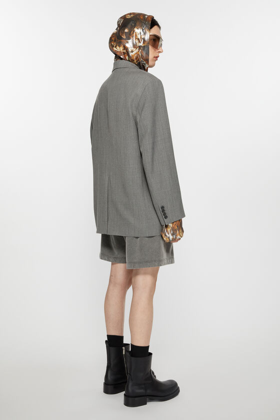 Acne Studios - リラックスフィット スーツジャケット - グレーメランジ