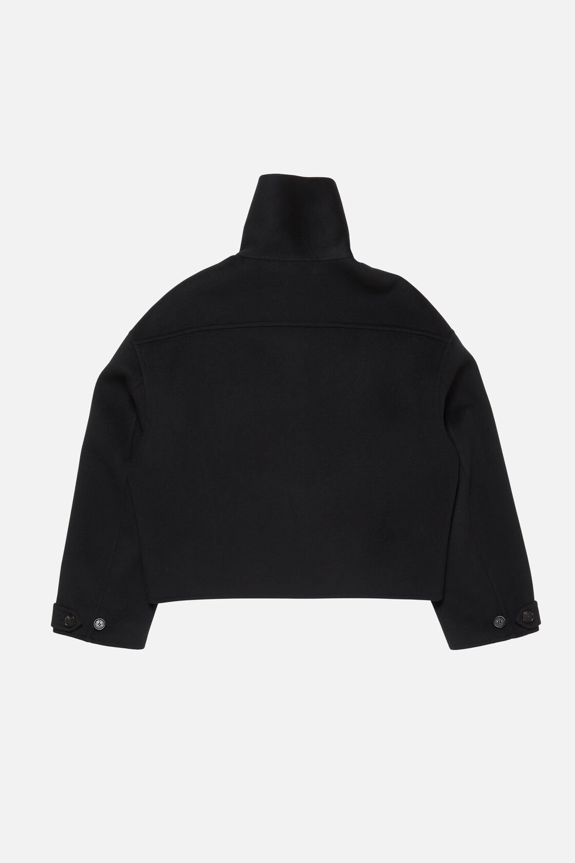 Wool zip jacket, Black, 2000x