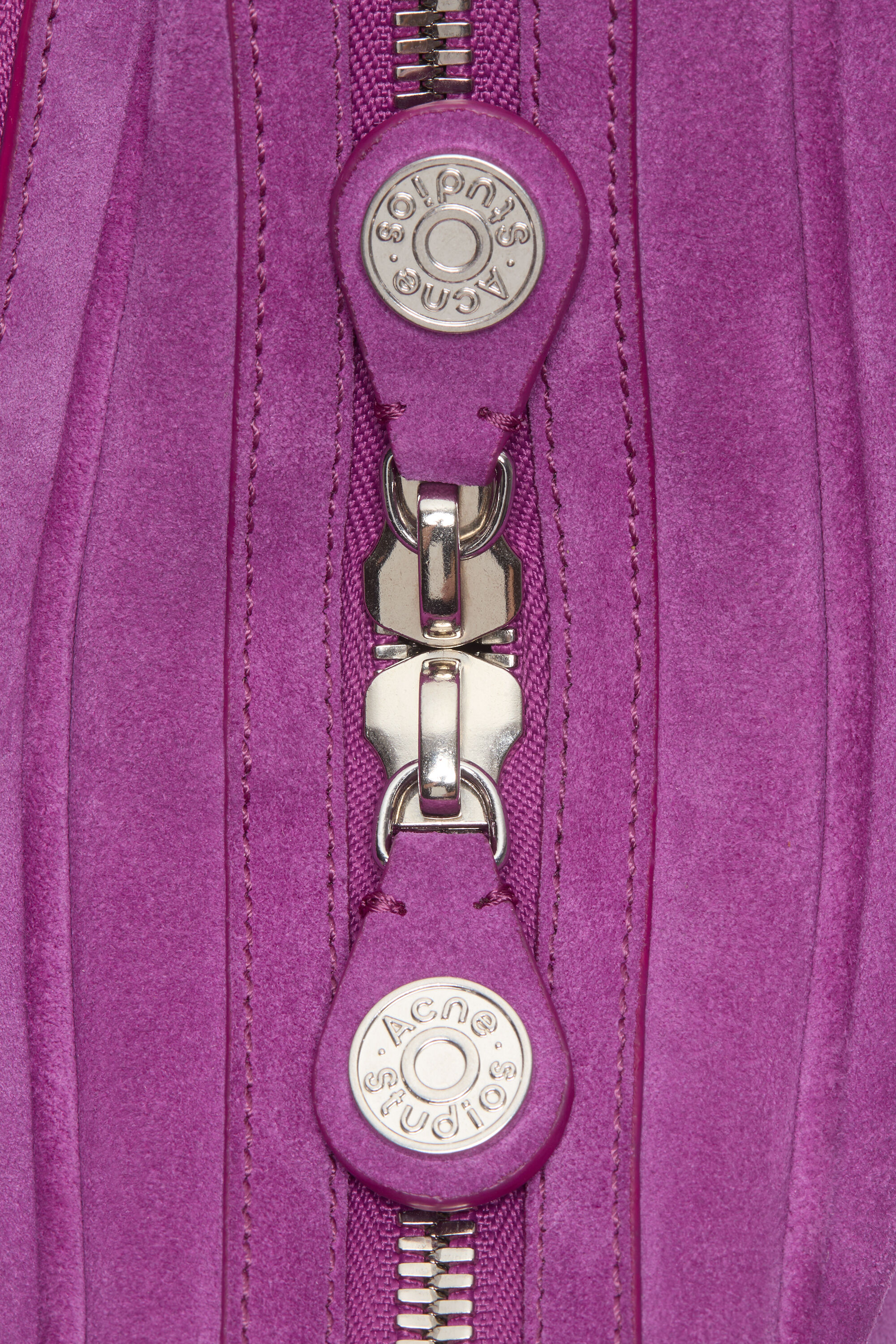 Acne Studios - Camero Party Suede Shoulder Bag - Purple