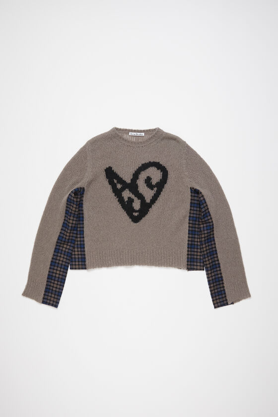 Acne Studios - Deconstructed jumper - Taupe grey 