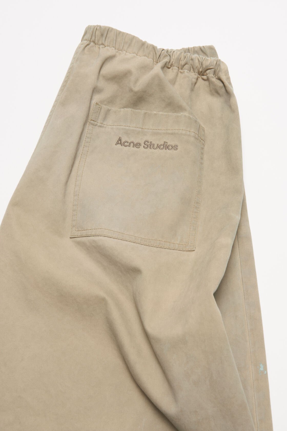 Washed twill trousers, Light beige, 2000x