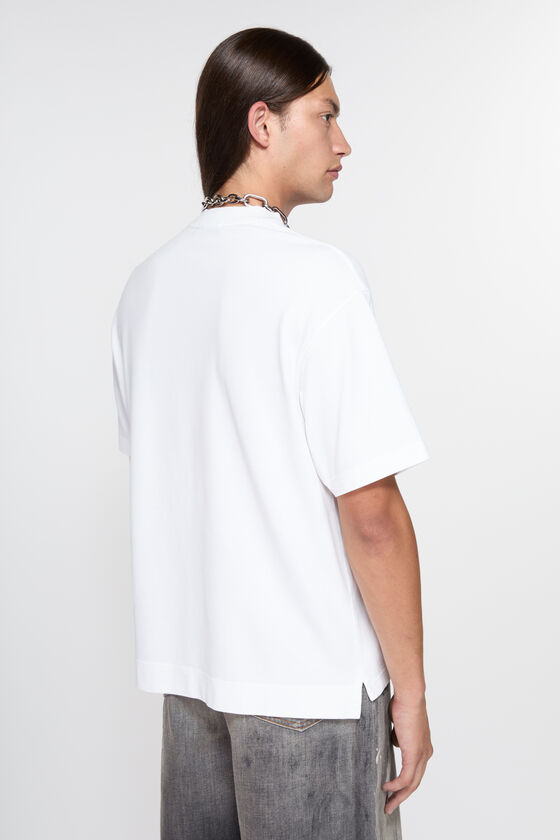 Acne Studios - Logo t-shirt - Relaxed fit - Optic White 