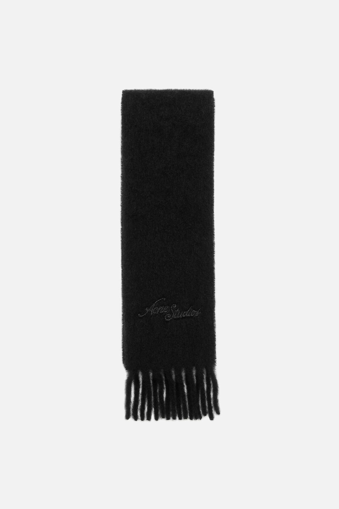 Wool scarf - Year of the Horse, Black, 2000x