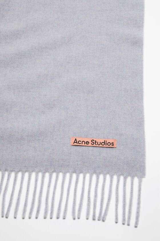 Acne Studios - フリンジウールスカーフ - オーバーサイズ - パウダー 