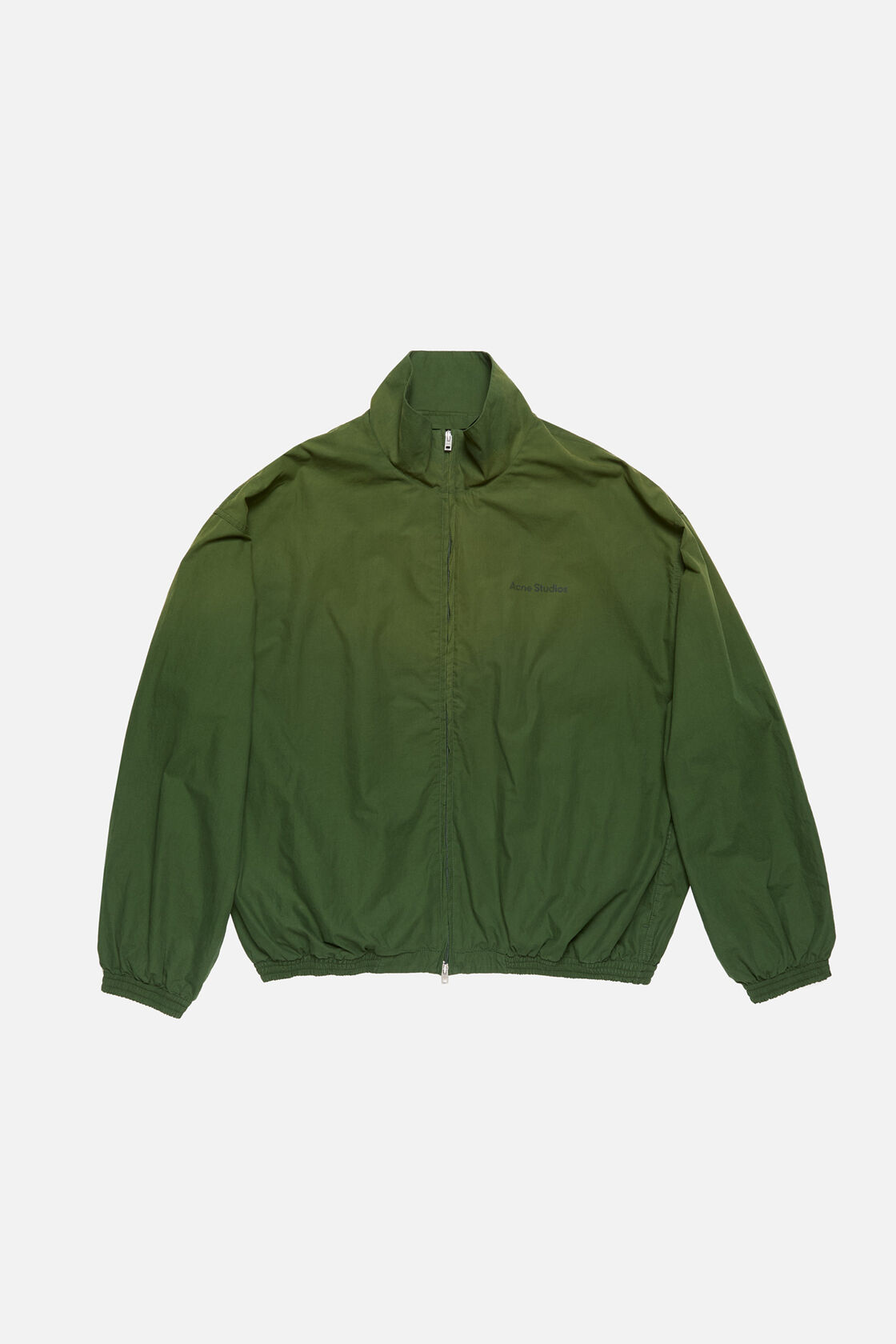 Logo zipper jacket, Forest green, 2000x