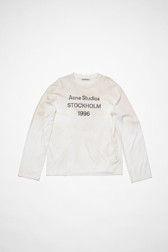 White Relaxed Studios - Logo Optic t-shirt - Acne - fit