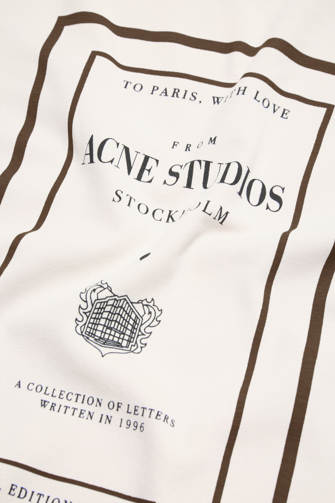 Layered graphic t-shirt, Warm beige, 2000x