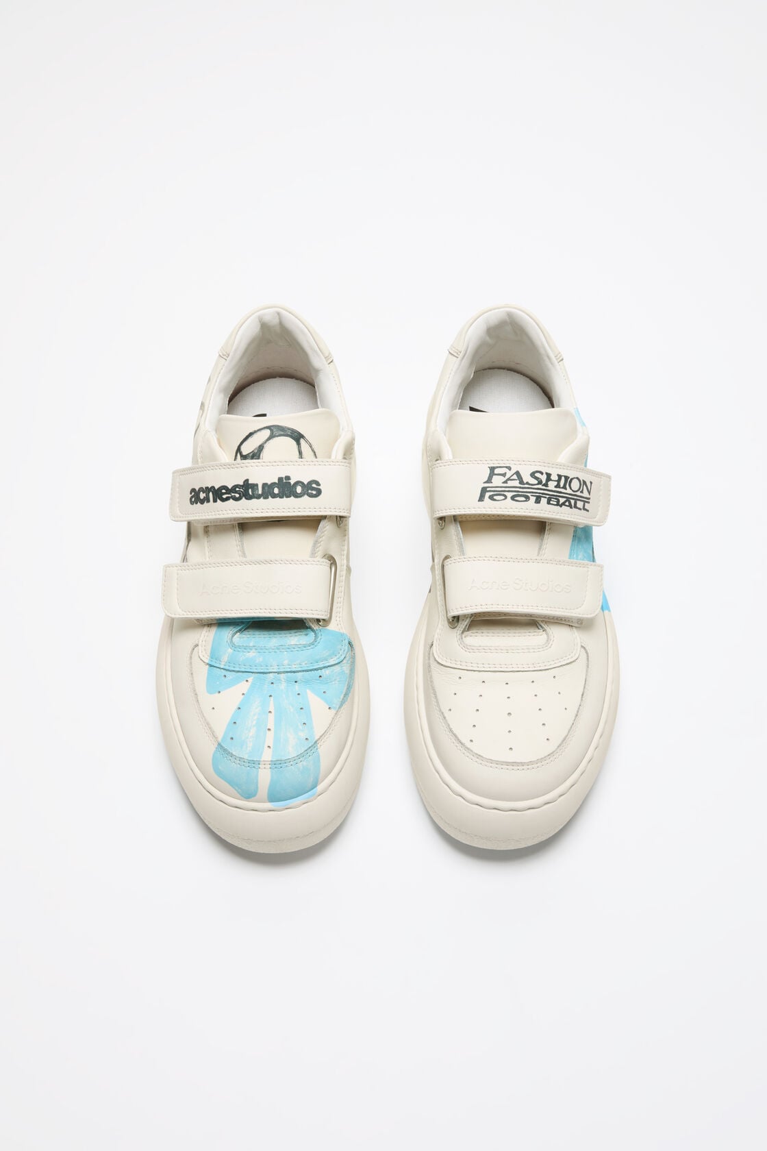Velcro platform sneakers, Off white/off white, 2000x