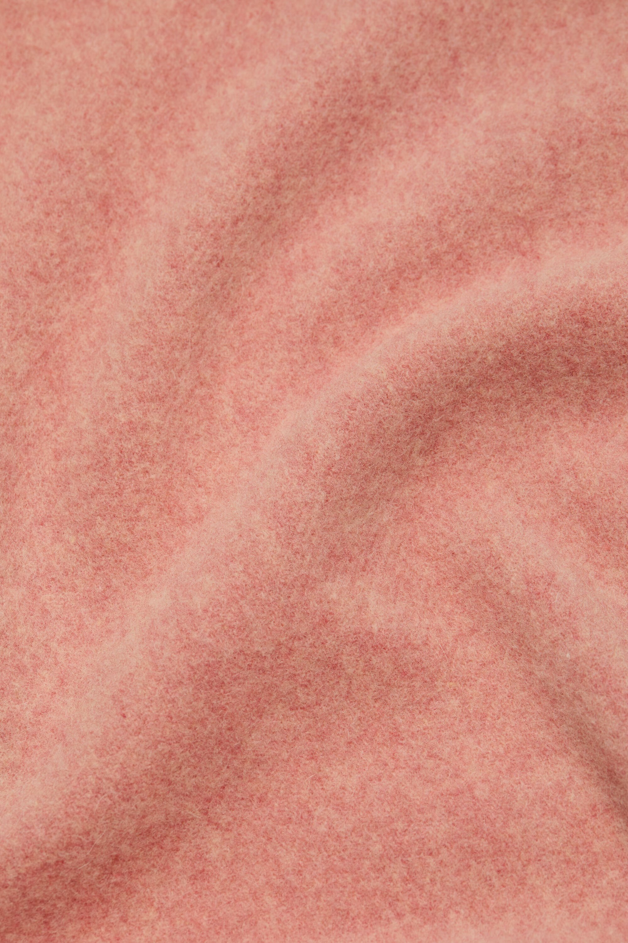 Acne Studios - フリンジウールスカーフ - ナロー - ローズメランジ