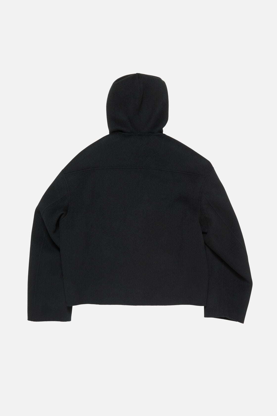 Cashmere jacket with hood, Black, 2000x