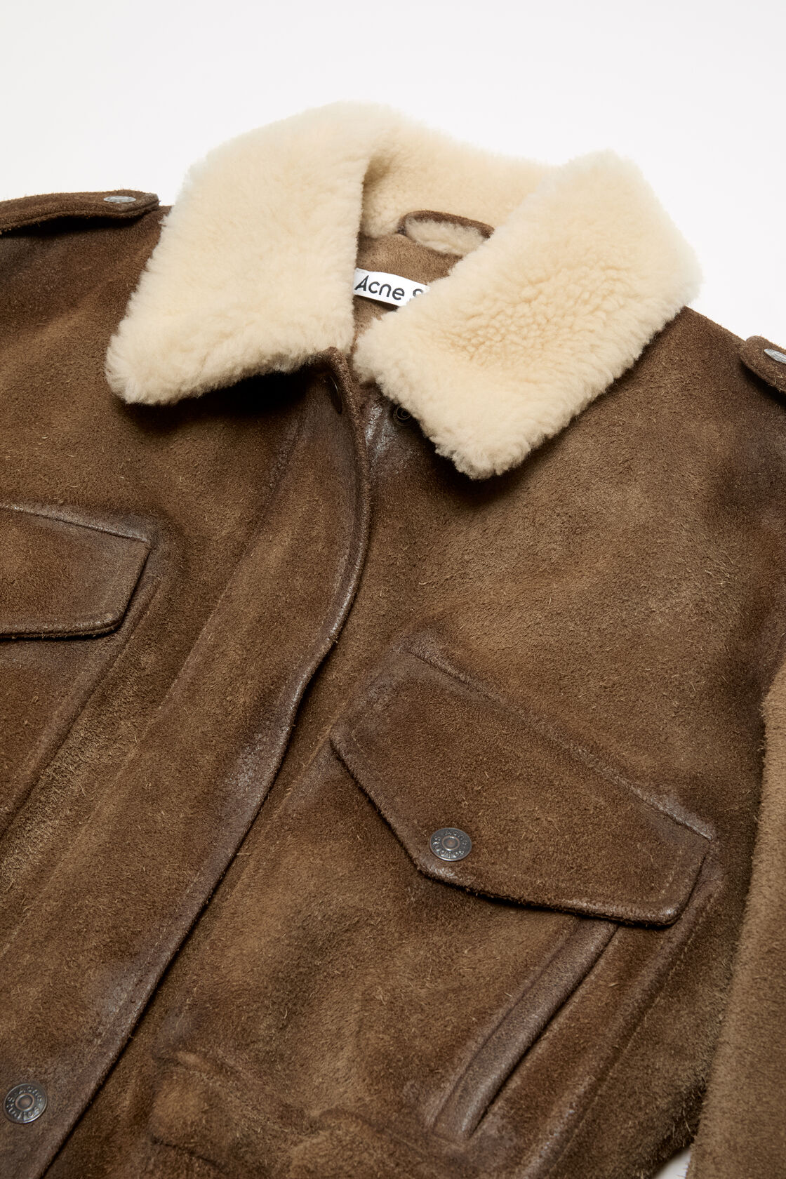 Suede bomber jacket, Camel brown, 2000x