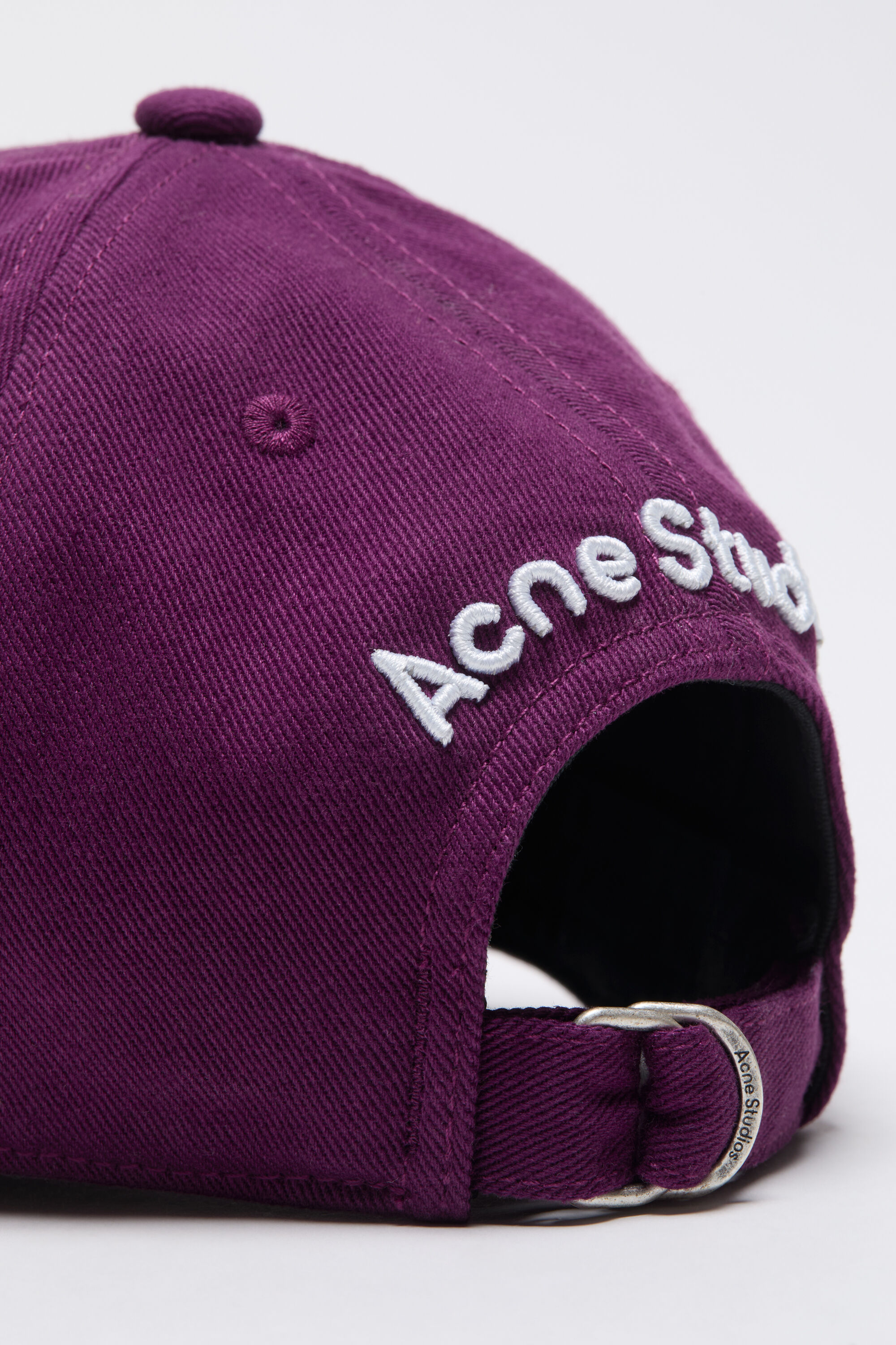 Acne Studios - Twill logo cap - Berry purple