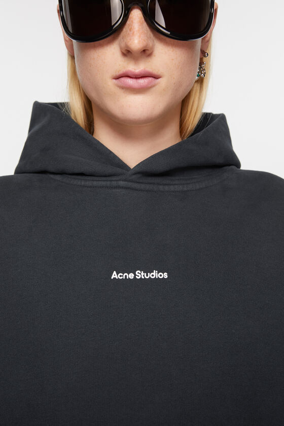 Acne Studios - ロゴフーディ - ブラック